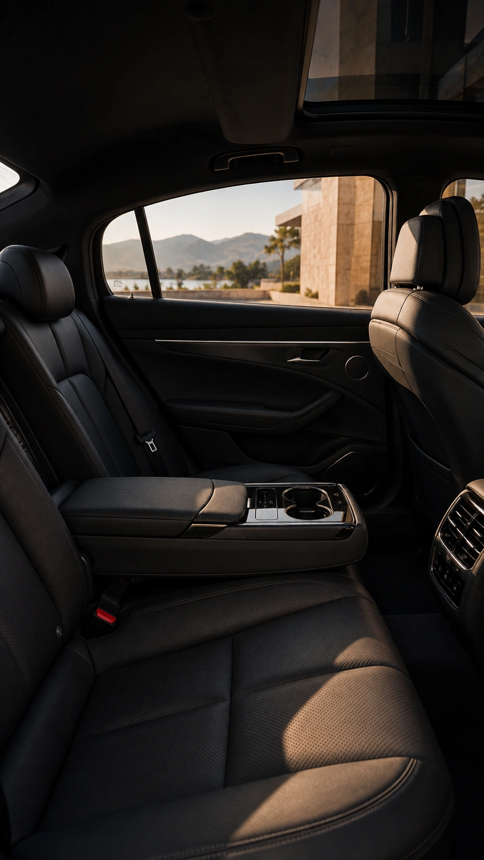 Luxury mobility rear seating