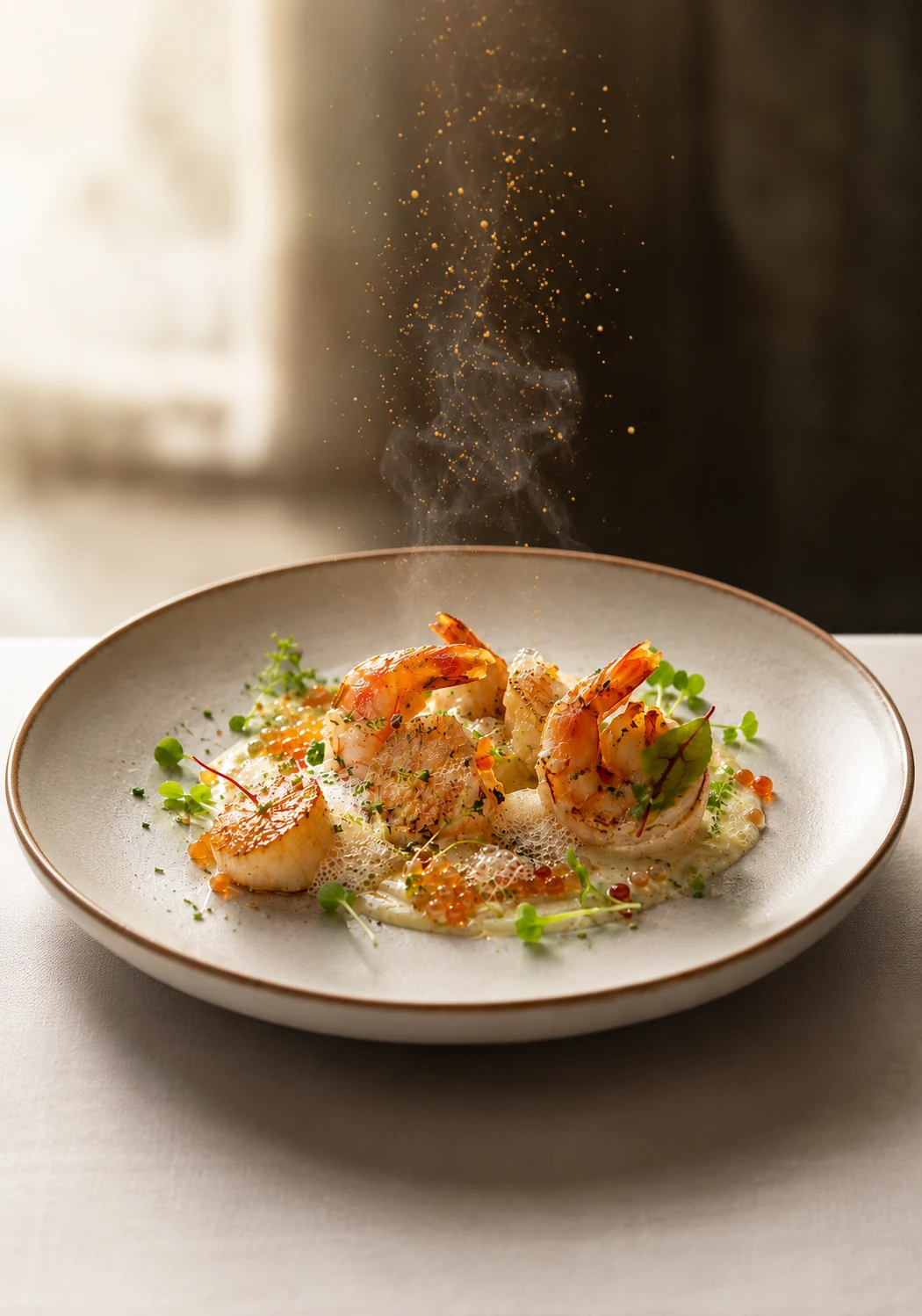 Seafood plate