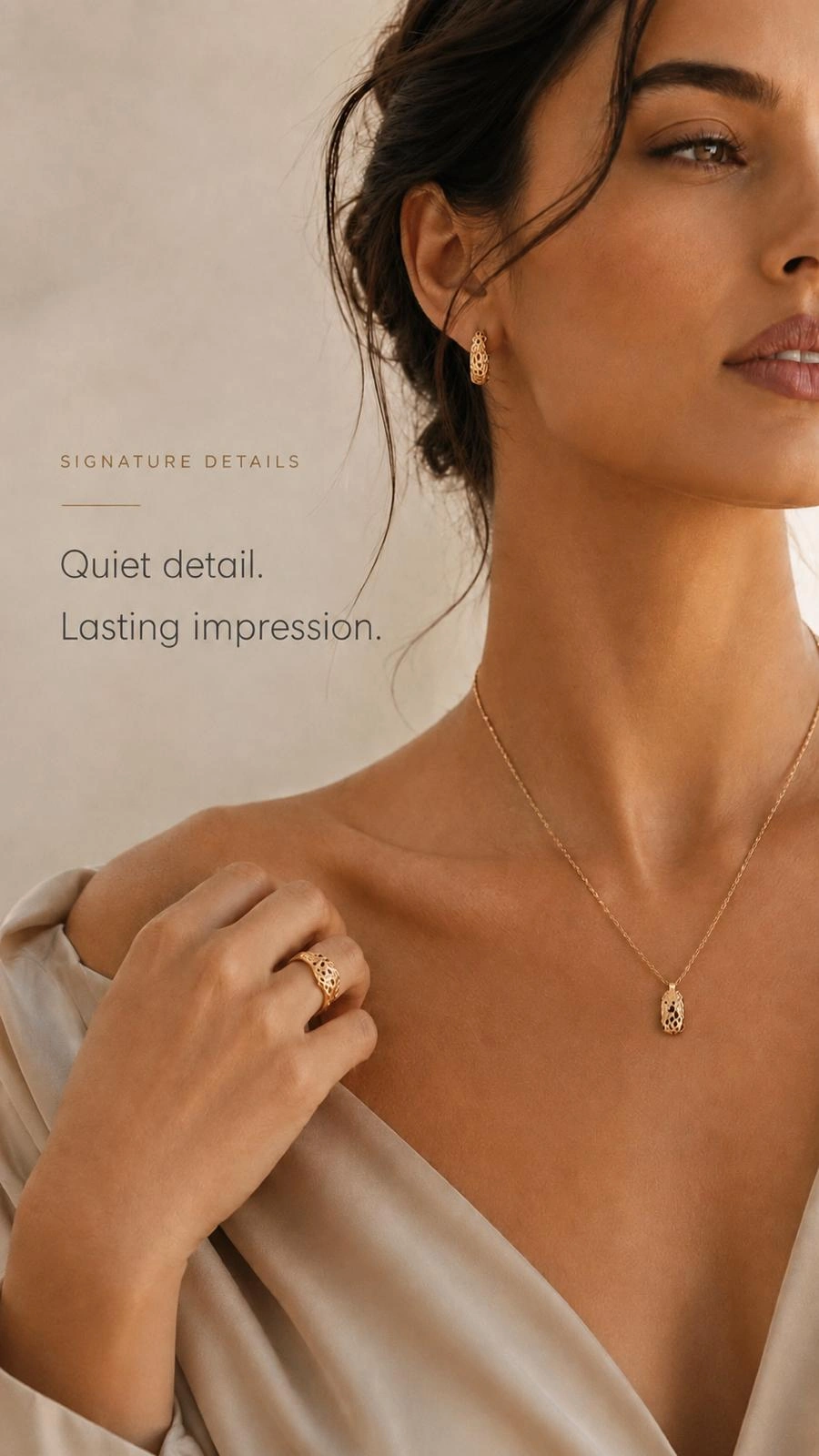 Signature details jewelry story