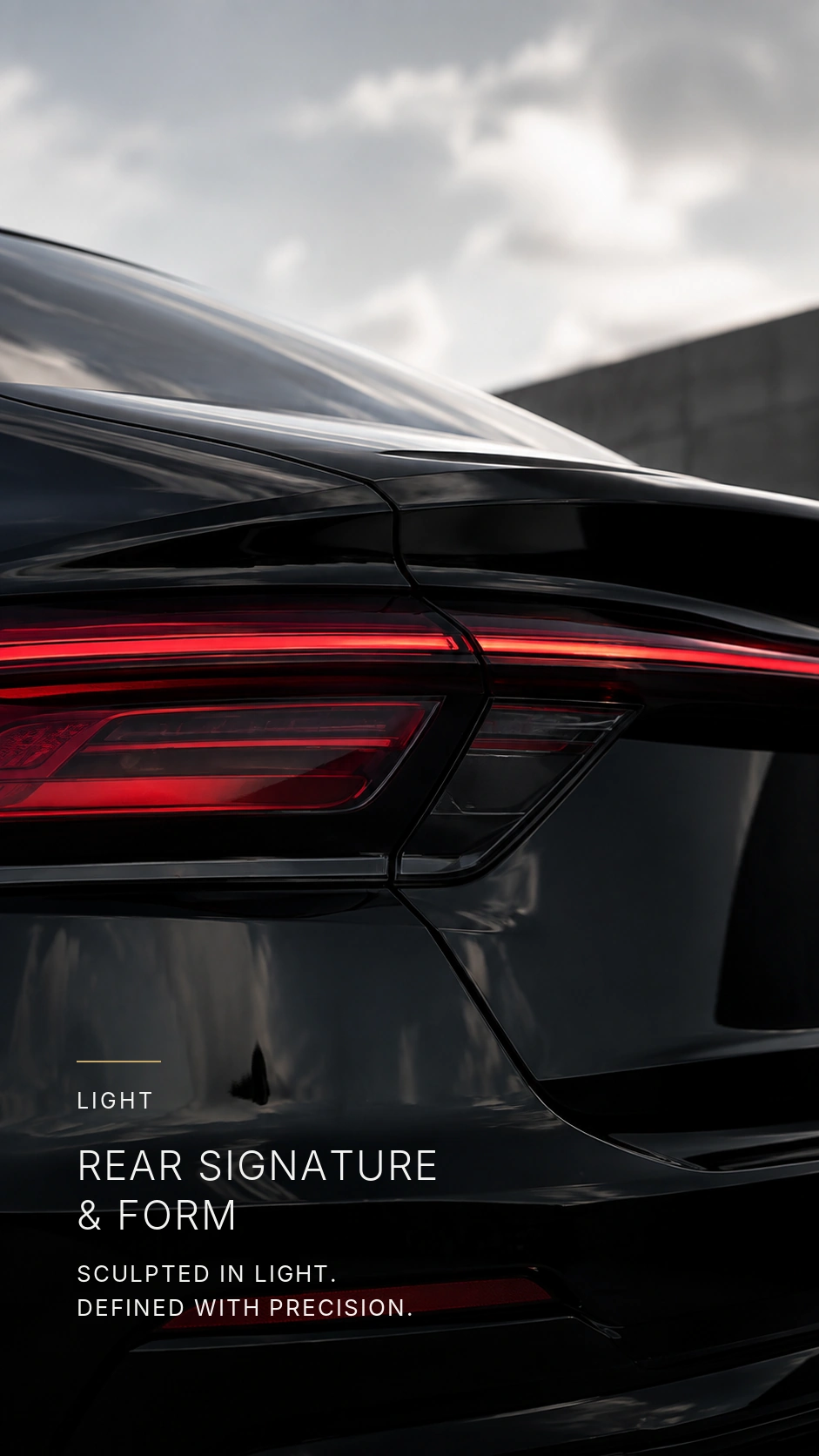 Rear signature and form